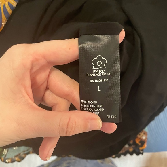 Farm Rio Embroidered Forest Maxi Dress Size Large HTF - Picture 9 of 10